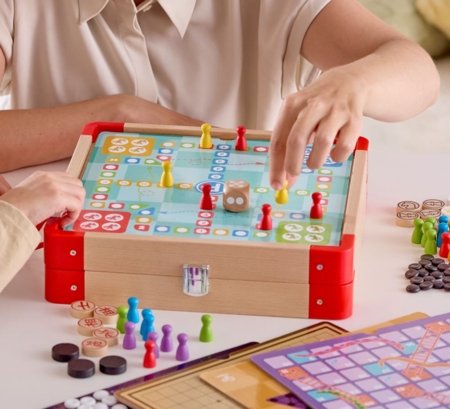 HAPE stalo žaidimų rinkinys 22in 1, E4325A 