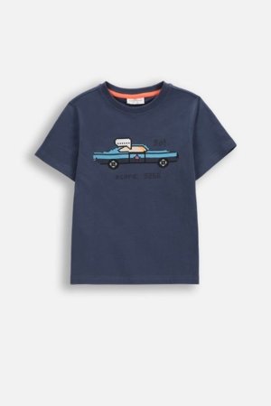 COCCODRILLO marškinėliai trumpomis rankovėmis, mėlyni, cm 