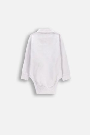 COCCODRILLO smėlinukas ilgomis rankovėmis, baltas, dydis 