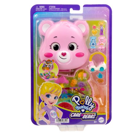 POLLY POCKET meškučio žaidimų rinkinys Care Bears, JCC14 