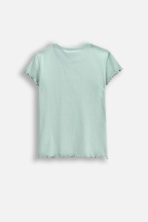 COCCODRILLO marškinėliai trumpomis rankovėmis EVERYDAY GIRL A, žali, WC5143211VGA-011-152, 152 cm 