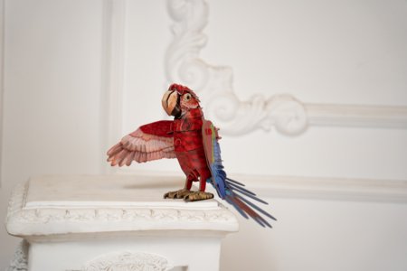 MAKEBUG 3D popierinė delionė Macaw, MB-B-0012 