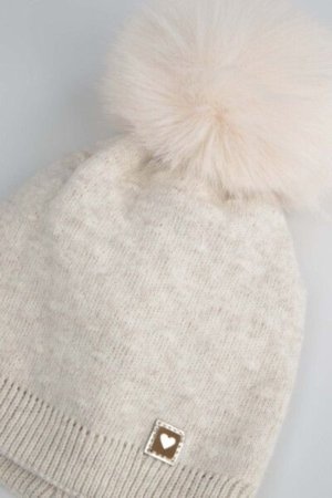 BROEL kepurė ACCESSORIES WINTER GIRL, smėlio spalvos, ZB4364103AWG-002-050, 50 cm 