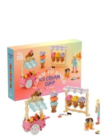 PLUS PLUS konstruktorius Mokausi Statyti Ledų parduotuvę, 4351 