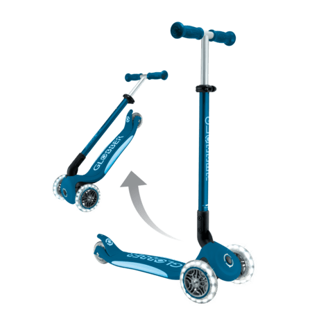 GLOBBER paspirtukas Elite Lights, mėlynas, 439-601-3 