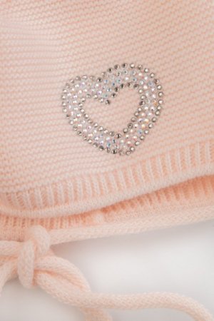 COCCODRILLO kepurė ACCESSORIES SPRING GIRL, powder pink, WC3364102ASG-033 WC3364102ASG-033-042