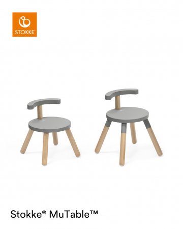 STOKKE medinė kedutė MUTABLE™, storm grey, 627102 627102