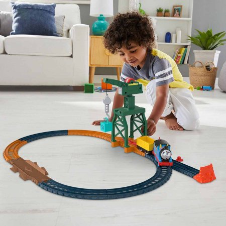 THOMAS & FRIENDS trasos rinkinys su motorizuotu garvežiuku, HGY78 HGY78