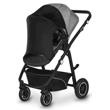 LIONELO vežimėlio apsauga nuo saulės, Black carbon, LO-STROLLER SUN COVER 