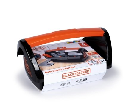SMOBY BLACK & DECKER meistro įrankių dėžė, 6 įrankiai, 7600360940 