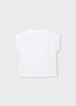 MAYORAL marškinėliai trumpomis rankovėmis, natur-lake, 3.005-77, 116  cm 