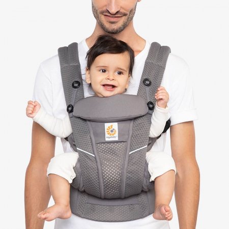ERGOBABY nešioklė OMNI BREEZE, graphite grey, BCZ360PGRAPH BCZ360PGRAPH