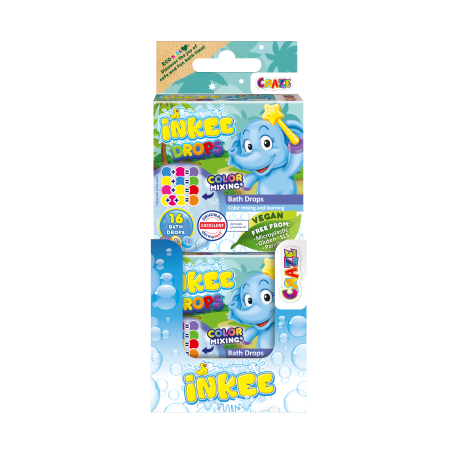 INKEE vonios žaislo dažų papildymas Bath Drops, 43943EN 