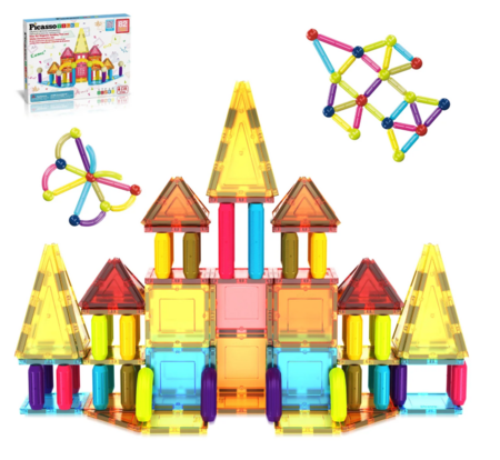 PICASSO TILES Magnetinis konstruktorius Building tiles set 82 det., PTE22 