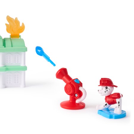 PAW PATROL mini žaidimų rinkinys Chase Adventure Tower / Marshall Fire Rescue, asort., 6075209 