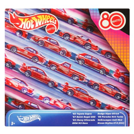 HOT WHEELS aštuonių automodeliukų rinkinys Mattel 80, JGK09 