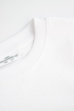 COCCODRILLO marškinėliai trumpomis rankovėmis EVERYDAY BOY C, balti, WC5143207VBC-001-158, 158 cm 