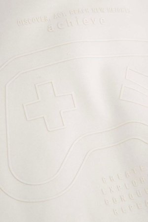 COCCODRILLO džemperis su gobtuvu, smėlio spalvos, WC6132301NBJ-003-134, 134 cm 