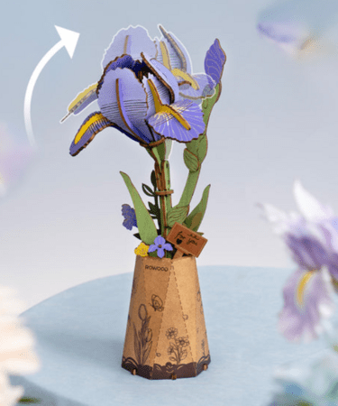 ROWOOD medinis konstruktorius Violetinis Vilkdalgis, TW121 