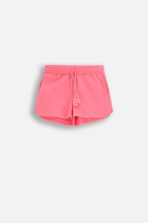 COCCODRILLO šortai TROPICAL STORY GIRL KIDS, rožiniai, WC5121401TGK-007-122, 122 cm 