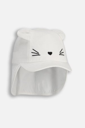 COCCODRILLO kepurė su snapeliu, kreminė, WC6364210ALG-003-048, 48 dydis 