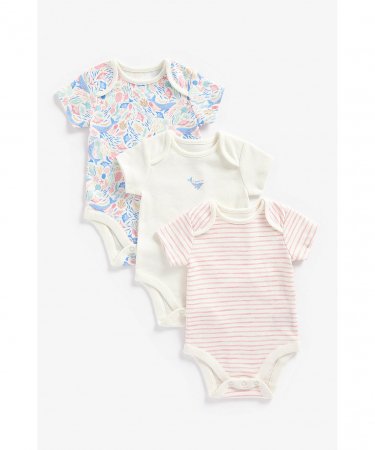 MOTHERCARE smėlinukas trumpomis rankovėmis, 3 vnt., BB440 569889