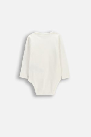 COCCODRILLO susegamas smėlinukas ilgomis rankovėmis, smėlio spalvos, WC6112602MBN-003-074, 74 dydis 