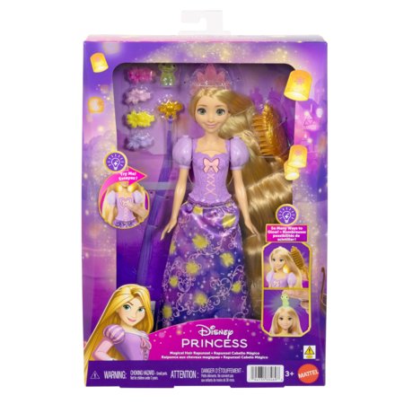 DISNEY PRINCESS RUPUNZEL interaktyvi lėlė Auksaplaukė, JHL46 