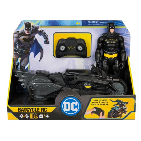 BATMAN RC transporto priemonė su figūrėle Batcycle, 6072896 