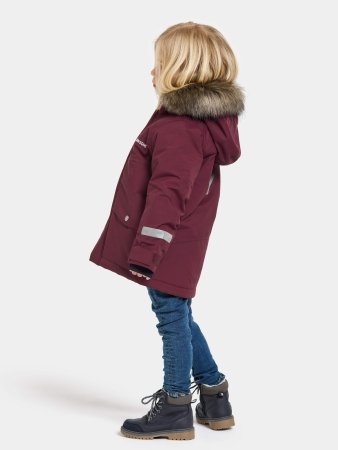 DIDRIKSONS žieminė striukė BJÄRVEN 3, vyšninė, 505470-I13, 140 cm 