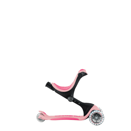 GLOBBER paspirtukas Go Up Deluxe Lights, pastelinis rožinis, 748-710 