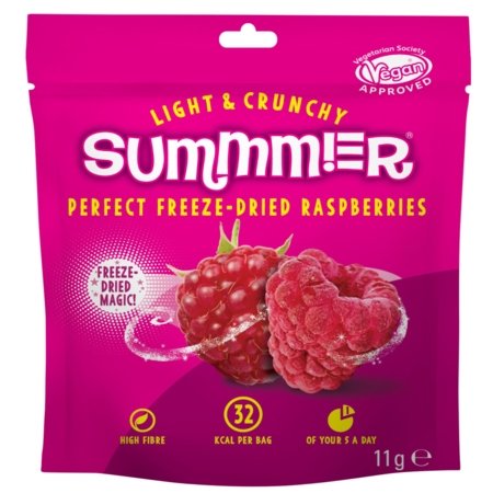 SUMMMER šalčiu džiovintos avietės 11g, 6010021 PR00046