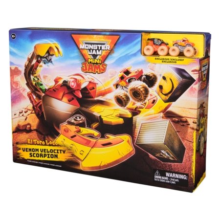 MONSTER JAM MINI JAMS paleidimo trasa Venom Velocity Scorpion, 6069752 