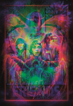CLEMENTONI dėlionė Stranger Things – Aukštyn kojom, 520 det., 35155 
