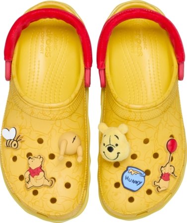 CROCS klumpės WINNIE THE POOH, spalvotos, 211092-90H, 37,5 dydis 