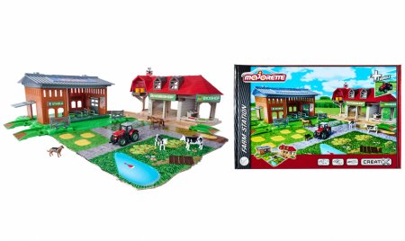 MAJORETTE fermos rinkinys su traktoriumi Creatix, 212050037 212050037