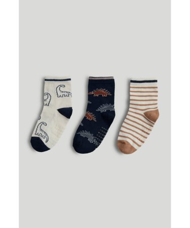 MOTHERCARE kojinės neslystančiais padais, 3 vnt., AY15401, 4-7 metai 