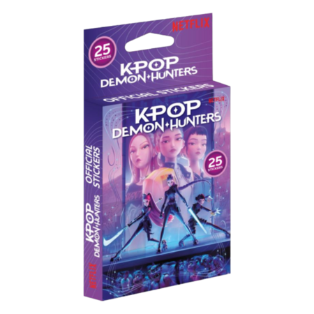 K-POP DEMON HUNTERS kolekcinių lipdukų rinkinys, 25 vnt., KPSTICKER-2026_5 
