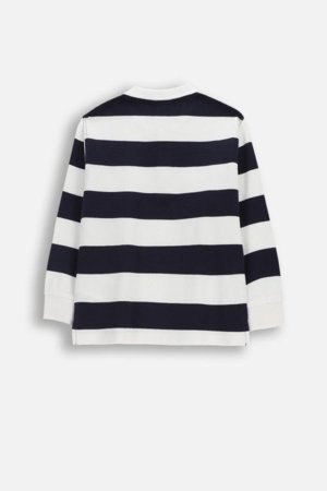 COCCODRILLO polo marškinėliai ilgomis rankovėmis, mėlyni, WC6143501RBK-015-116, 116 cm 