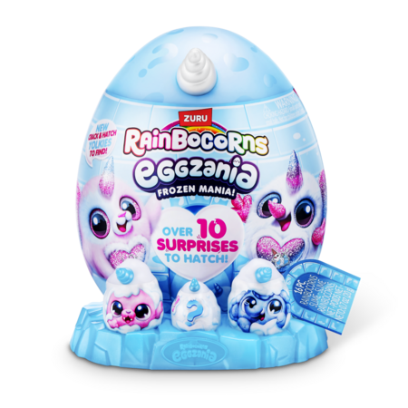 RAINBOCORNS pliušinis žaislas su aksesuarais Eggzania, asort., 92119 