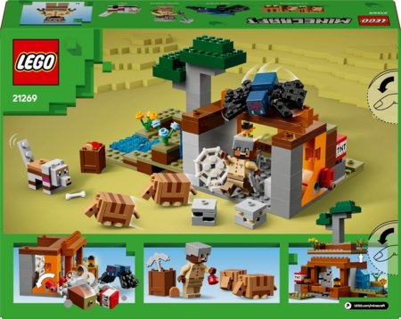 21269 LEGO® Minecraft® Kasyklos tyrinėjimas su šarvuočiu 
