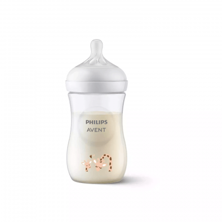 PHILIPS AVENT 83020 Buteliukas "Natural Response" ŽIRAFA, 1 mėn.+, 260ml, SCY903/66 1/066