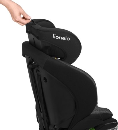 LIONELO automobilinė kėdutė BILLY I-SIZE, Black grey, 76-150 cm. 
