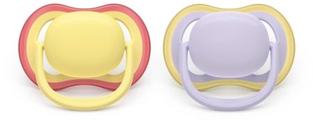 PHILIPS AVENT čiulptukai ULTRA AIR, 0-6 mėn., 2 vnt., SCF087/03 