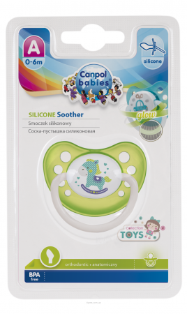 CANPOL BABIES lateksinis ortodontinis čiulptukas TOYS, 0-6 mėn, 23/259 23/259