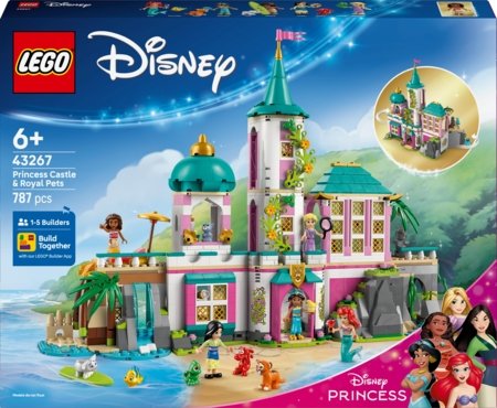 43267 LEGO® Disney Princess™ Princesės pilis ir karališkieji augintiniai 
