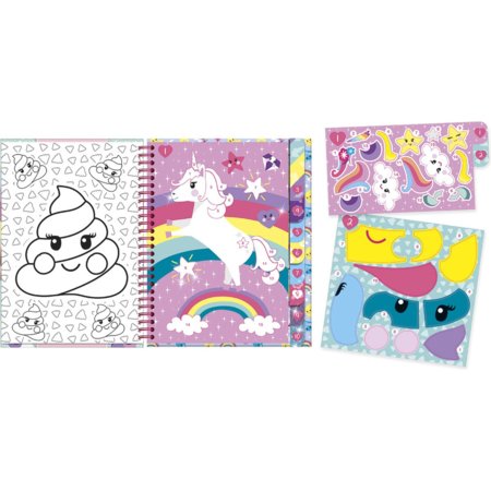 TOTUM kūrybinė lipdukavimo pagal skaičius knyga Unicorn, 72008 