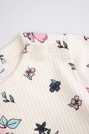 COCCODRILLO suknelė ilgomis rankovėmis, kreminė, dydis 