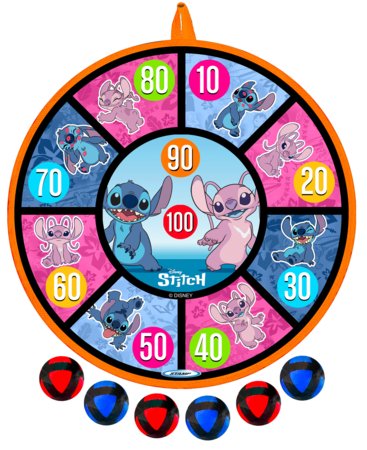 STAMP Stitch smiginio žaidimas su kamuoliukais, 36 cm, ST626436 