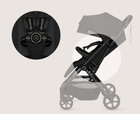 LIONELO sportinis vežimėlis TANSI, Black onyx, LO-TANSI 